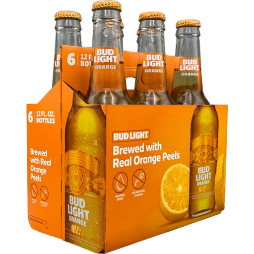 images/beer/HARD SELTZER, CIDER/Bud Light Orange 6Pk Bottles.jpg